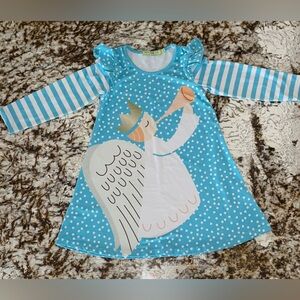 Millie Loves Lily Toddler Girl Christmas Trumpet Angel A Line Dress 4T